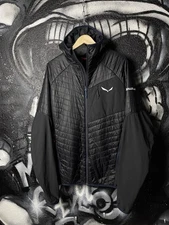 Salewa Ortles Hybrid Hooded Full Zip Outdoor Jacket Men’s Size Large