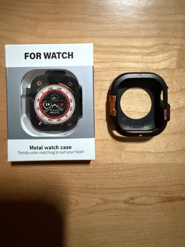 Rugged Bumper Watch Cover Metal Case Fr Apple Watch Series Ultra 1 