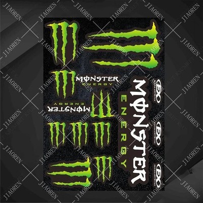MONSTER ENERGY Aufkleber Sticker UNIVERSAL FIT Auto Drift Rallye Garage Motorrad