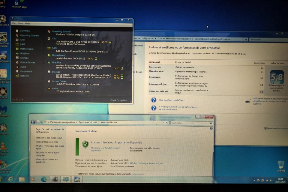 HP Pavilion HDX9000 Dragon 20,1" HDX9190EF Core™2 Extrême X7900 ATI 2600XT - Photo 2/4