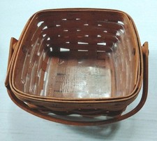Longaberger Square Basket with Protector 7× ...
