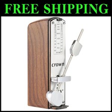 Portable Mini Metronome 11cm Height - Light Mahogany
