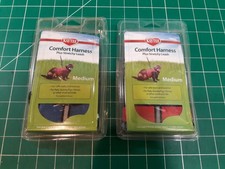  2 Small Animal Comfort Harness  leash By Kaytee. RAT, Ferret , Guinea Pigs
