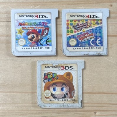 3x Nintendo 3DS Spiel    Puzzle & Dragons Z MARIO PARTY TOUR Mario 3D Land #B5