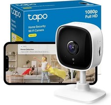 TP-LINK TAPO C100 Home Security Wi-Fi Camera 1080p Night Vision Motion Detection
