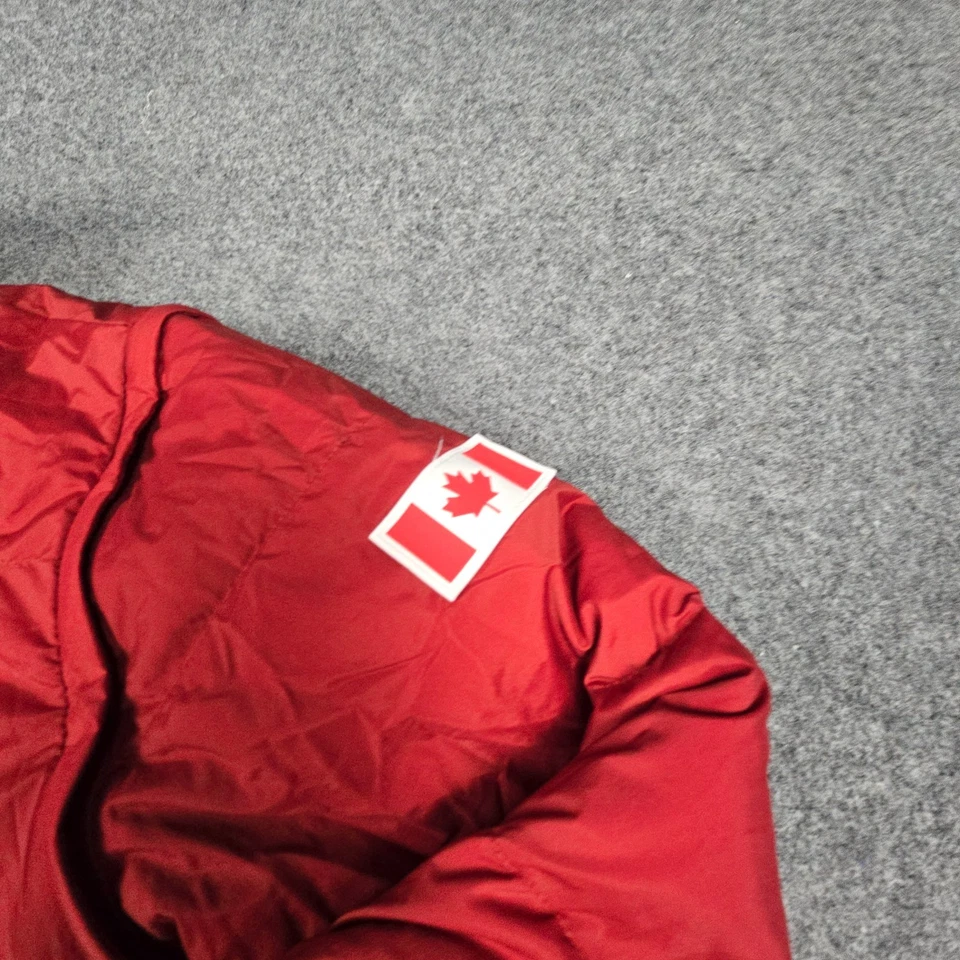 Lululemon Jacket womens 8 red Puffer Team Canada 22 olympics Goose Down Size 8 - Image 3 of 4