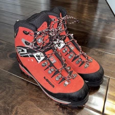Lowa Mountain Expert GTX Evo Berry Black Mountaineering Boots Italy Men's US 9.5