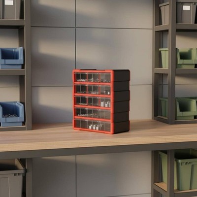 Kleinteile-Organizer mit Schubladen mehrfach unterteilt Teilebox mit Schubladen