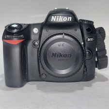 Nikon 254122176 D80 Digital SLR Body Only Camera FOR PARTS OR REPAIR ERR