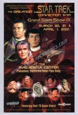 The Official 2001 Creation GRAND SLAM IX Star Trek Convention PROGRAM GUIDE!
