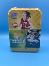2023-24 WNBA Select Exclusive Caitlin Clark Blaster Yellow Tin Factory Sealed
