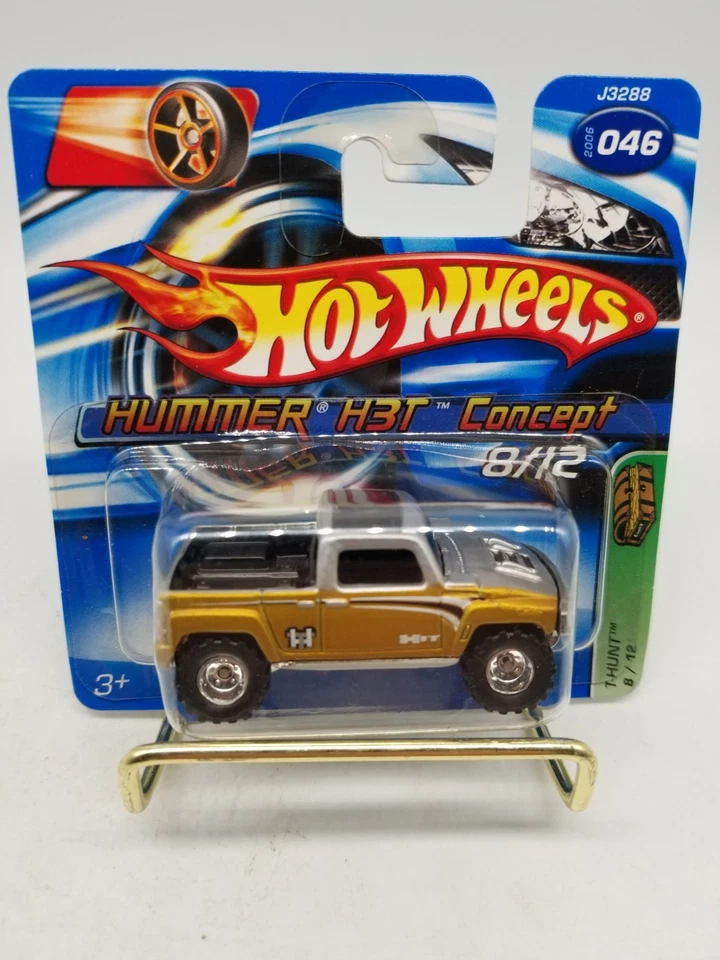 Tarjeta corta Hot Wheels Hummer Concept H3T Treasure Hunt 8/12 Foto 2 de 4