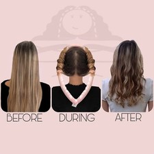 No Heat Hair Curling Headband Rod for Women Soft Shiny Hair Styling Tool