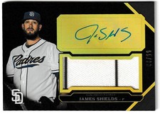 2016 TOPPS TRIPLE THREADS UNITY JUMBO RELIC AUTO JAMES SHIELDS  # 55/99