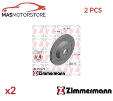 BREMSSCHEIBEN SATZ PAAR HINTEN ZIMMERMANN 400550420 2PCS P NEU OE QUALIT&Auml;T