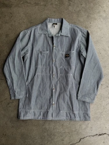 NWOT Stan Ray Shop Jacket sz XL Hickory Stripe Made in USA - product listing photo
