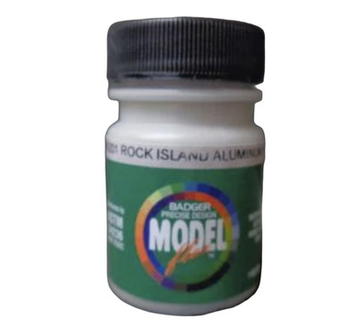Badger 16-201 MODELFlex Acrylic Paint 1oz Rock Island Aluminum White