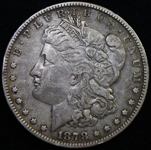 1878 Morgan Silver Dollar $1 XF #V53