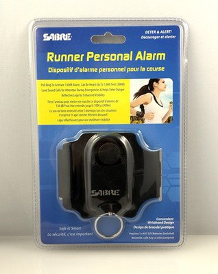 SABRE Runner Personal Alarm - Loud Alarm for Outdoor Activities - RPA01