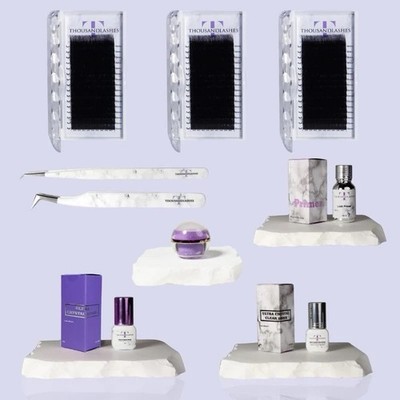 ThousandLashes Cashmere Noir Classic Lash Extension Kit