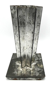 Vintage Six Point Star Tapered Metal Candle Mold 6 ½ Inch