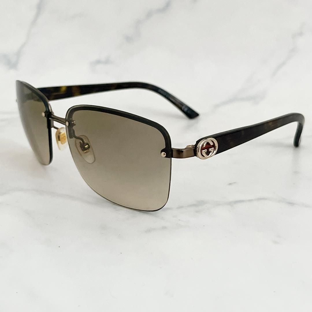 GUCCI Interlocking Tortoise 00s Archive Sunglasse… - image 1