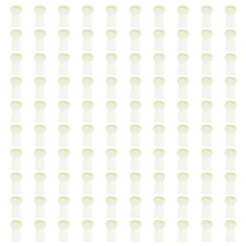 0.31" x 0.16" Cute Mushroom Beads, 100Pcs Small Glass Beads Bulk, Green