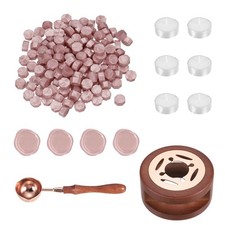 Wax Seal Kit, 150 Wax Beads, Candles, Rose Gold