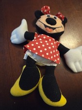 DISNEY Applause Bean Bag Doll Minnie Mouse Cartoon Figure Plush Toy w/tags