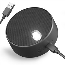 USB Computer Speakers with Mic, 2 Sound Modes, Plug Play for Zoom, Skype, Gami