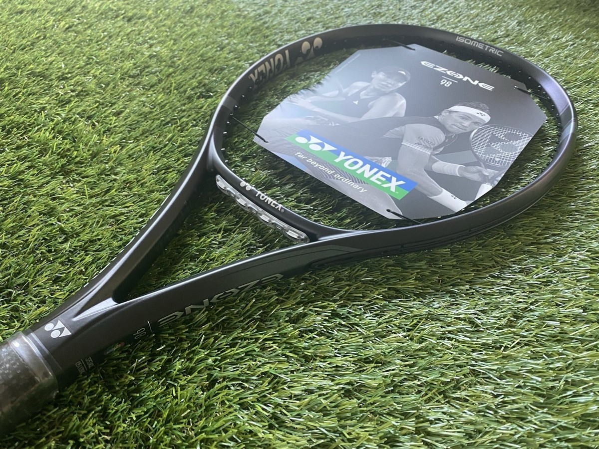 Yonex Ezone 98 Tennis Racquet 4 1/4 String & Over Grips for