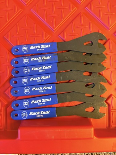 NEW Park Tool SCW 13mm-19mm Professional Cone Wrench Set 13 14 15 16 17 18 19