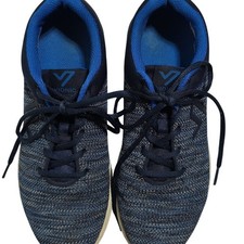 Vionic Womens Sz 9 Blue Lace Up Adley Sneakers with Mesh Upper Walking Running