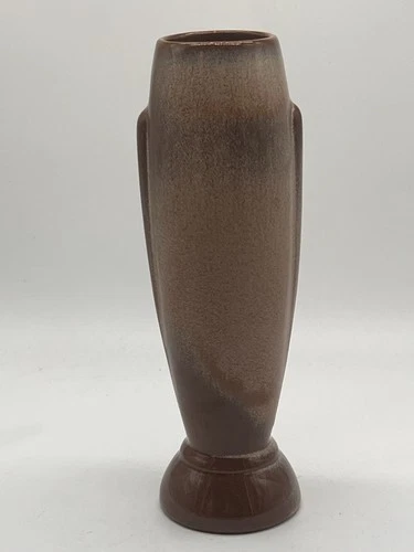 Vintage Frankoma Pottery #43 Art Deco Bud Vases – Prairie Brown