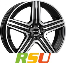 MAK Lewis black mirror 9x21" ET31 LK5 112 ML 66.6 Alufelgen 21 Zoll