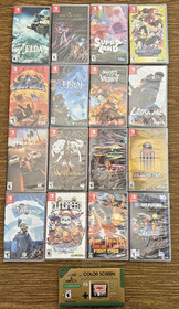 SIXTEEN SWITCH GAMES PLUS GAME & WATCH ZELDA COLOR SCREEN