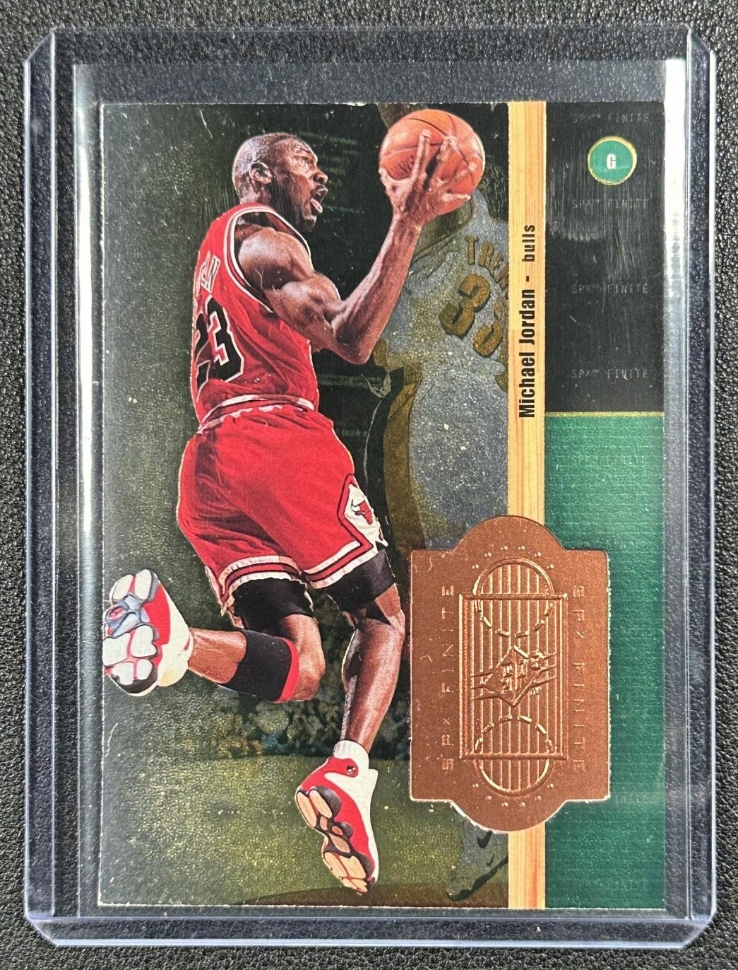 MICHAEL JORDAN 1998-99 SPX FINITE #1 2233/10000 BULLS