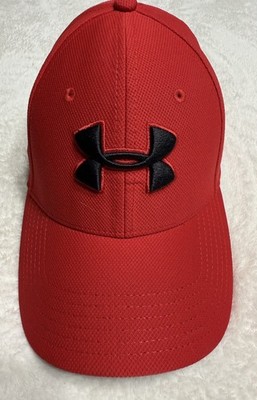 Under Armour Red Hat M/L Excellent Condition