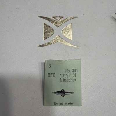 BFG 10 1/2  50 a Stopfen Unruhwelle Balance Staff (1 Stück) Vintage Nos
