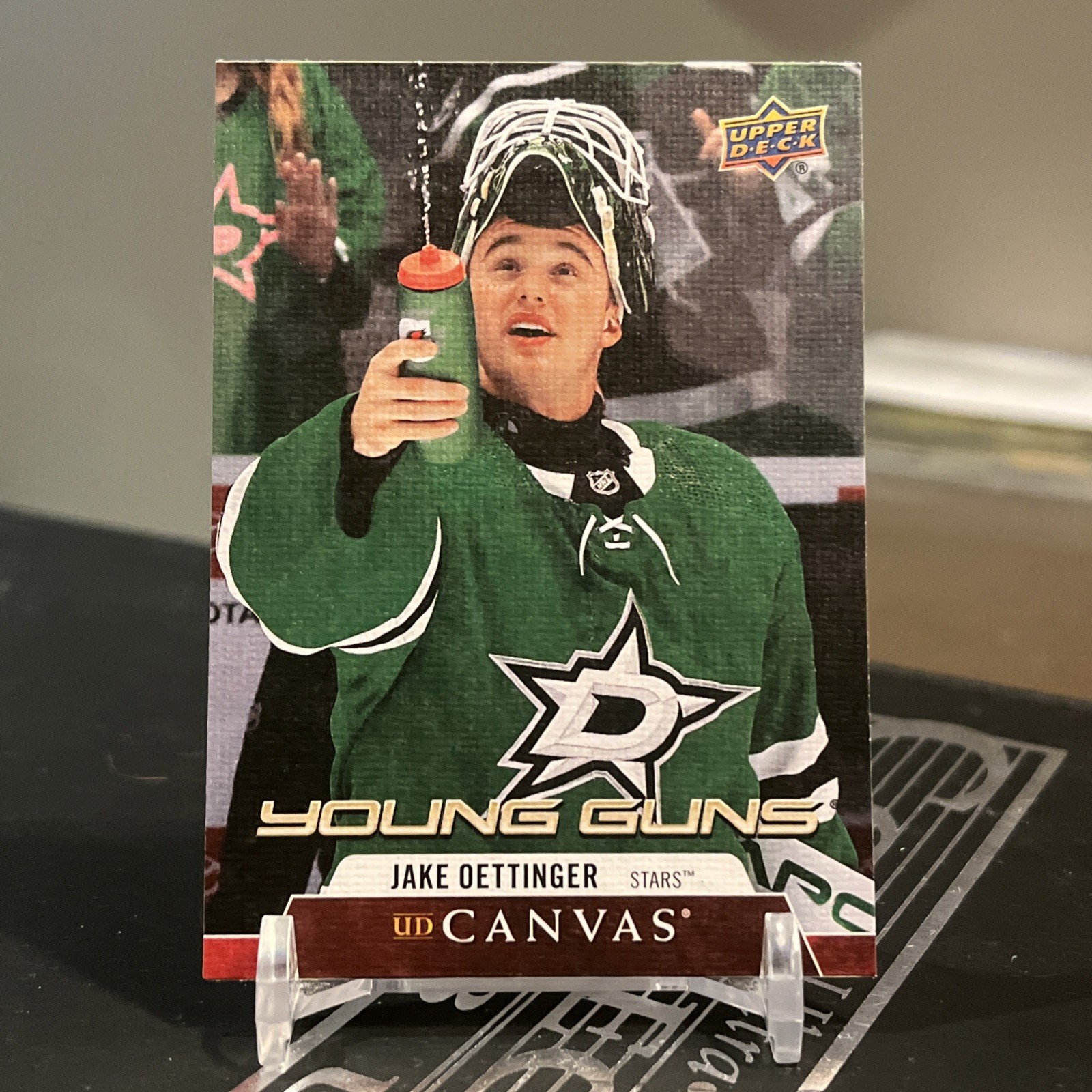 2020-21 Upper Deck Jake Oettinger Young Guns Canvas #C98 UD Series 1 Rookie