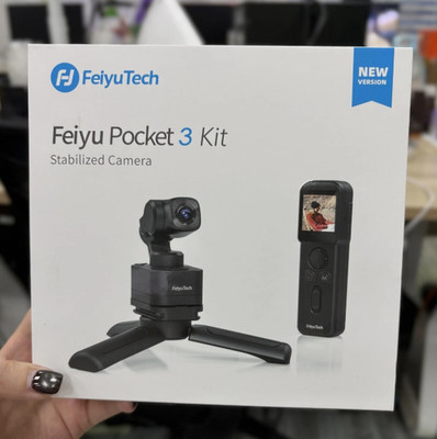 For Feiyu Pocket 3 Camera 4K 60fps 12MP 130° FOV with 3-Axis Handheld Camera