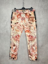 Roberto Cavalli Women  s Jeans Baroque Floral Print Made in Italy Size 46