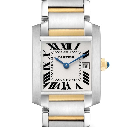Cartier Tank Francaise Midsize Steel Yellow Gold Ladies Watch ...