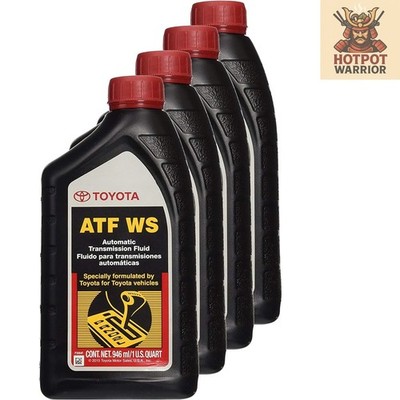Lexus & Toyota ATF WS Transmission Fluid - 4 Quarts for Optimal