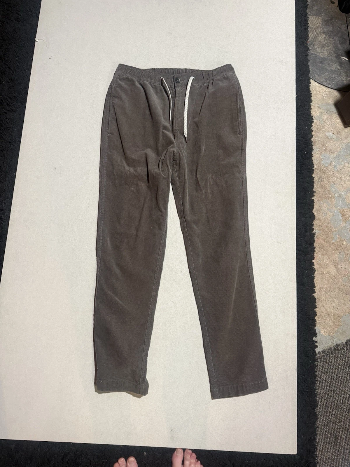 Vuori Ripstop Cotton Pants Mens Large L Charcoal Gray Drawstring
Opens in a new window or tab