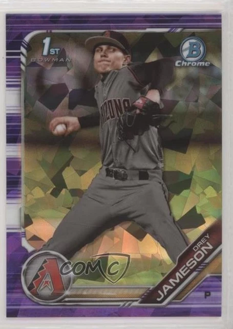 2019 Bowman Chrome Draft Sapphire Edition Purple /10 Drey Jameson #BDC-194