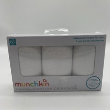 Munchkin Waterproof Changing Pad Liners 3 Count