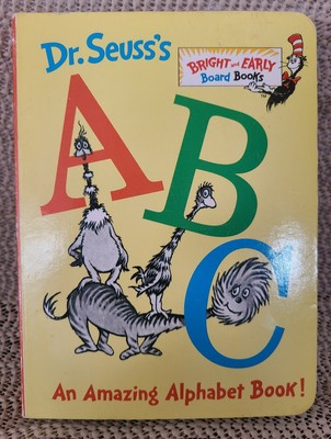 Dr. Seuss's ABC An Amazing Alphabet Book! 1996 Bright and Early Board Book