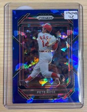 2023 Panini Prizm Pete Rose #33 Blue Ice Reds