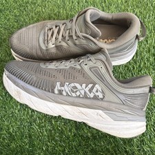 Hoka One One Bondi 7 Wild Dove Grey Athletic Sneakers Men s Size 9